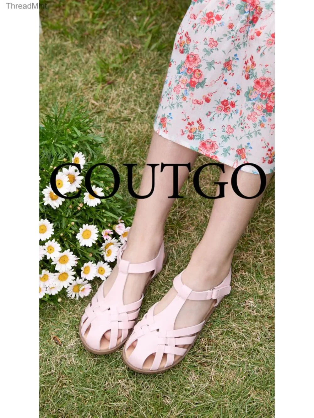 Girls Fisherman Sandals Faux Leather Adjustable Strap Princess Party Dress Shoes